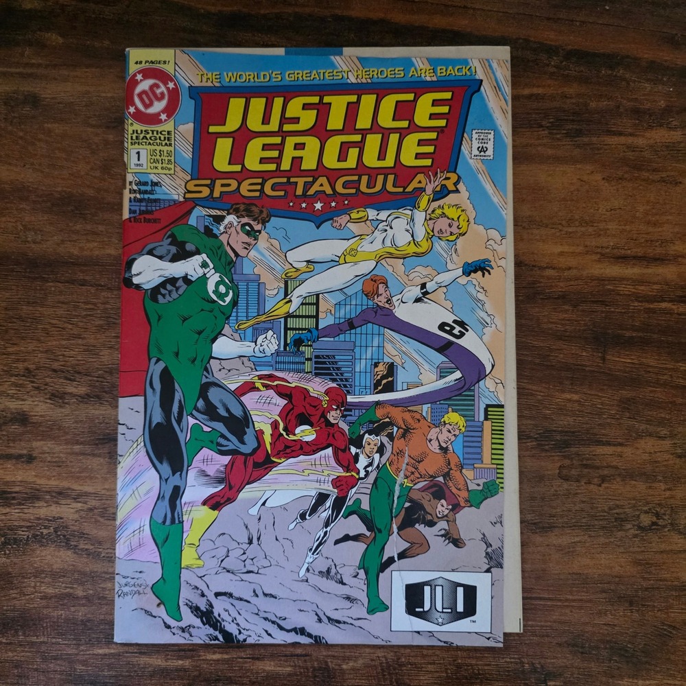 DC Justice League Spectacular 1 Comic Book 1992 Green Lantern Flash Modern Age